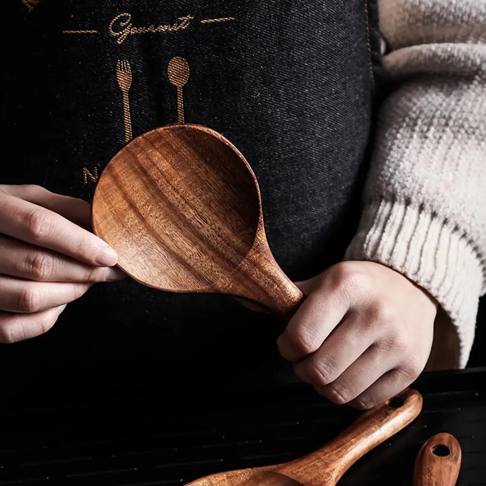 Wood Rice Spoon Rice Paddle Scoop