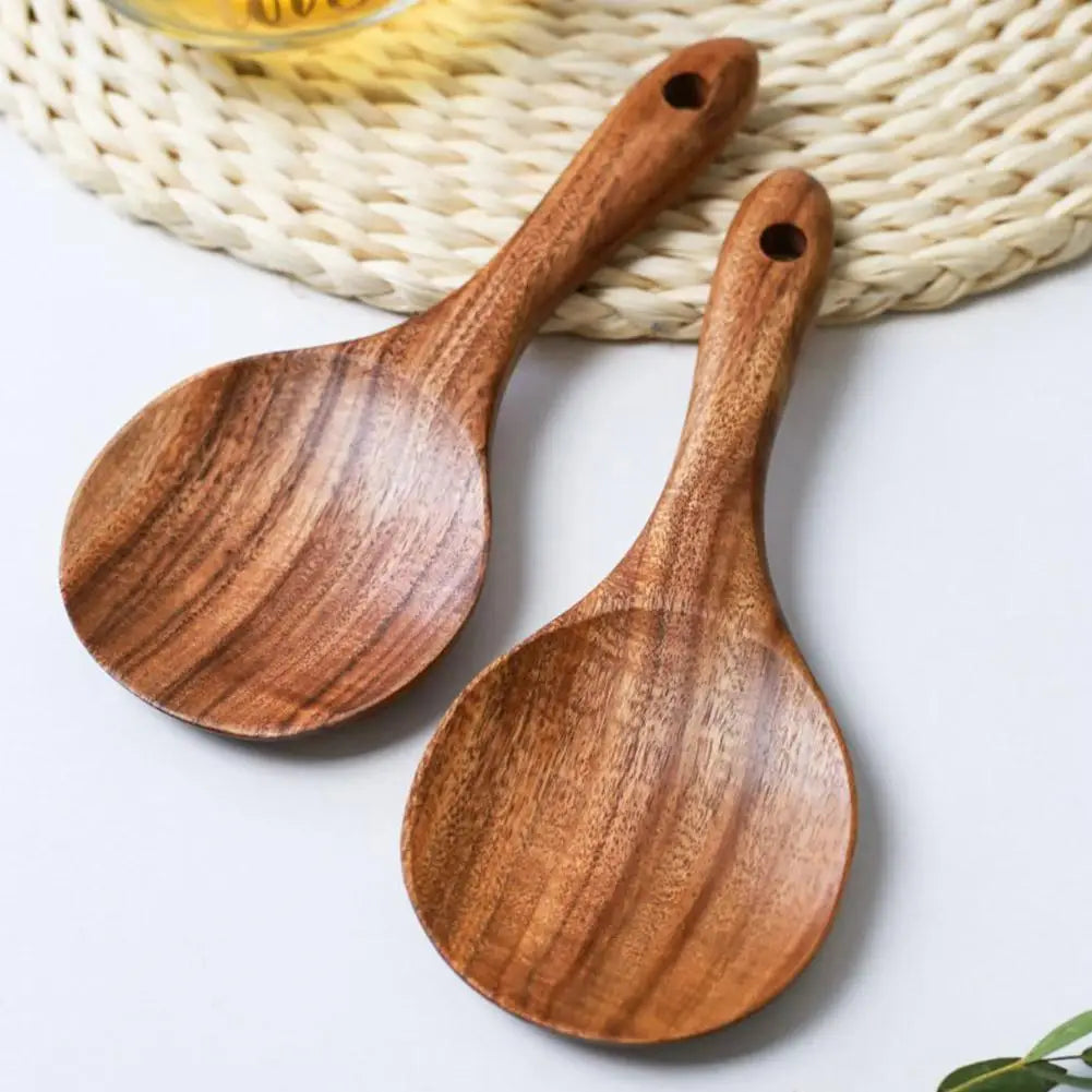 Wood Rice Spoon Rice Paddle Scoop