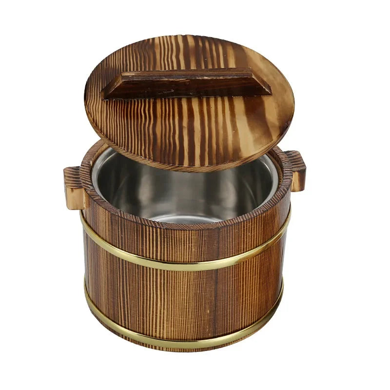 Wooden Kegs Wooden Eater Decorative Rice Bucket