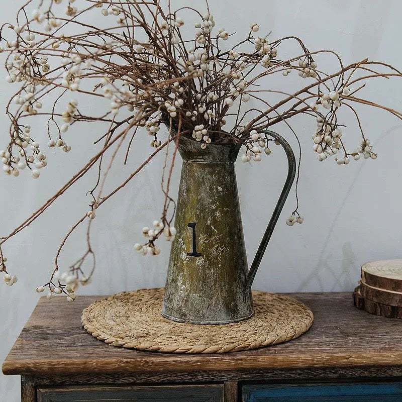 Handwoven Rattan Placemats Round Heat Insulation Mats