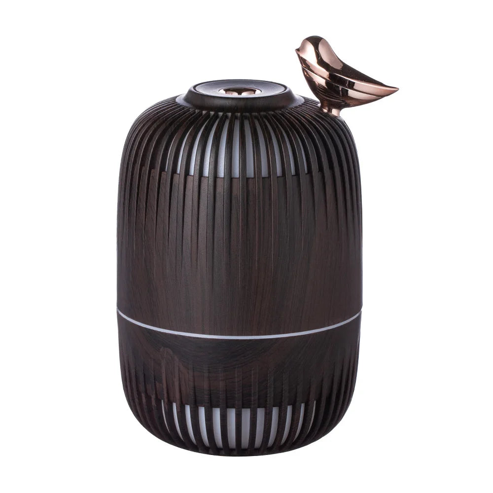 Wood Grain Mini Ultrasonic Humidifier