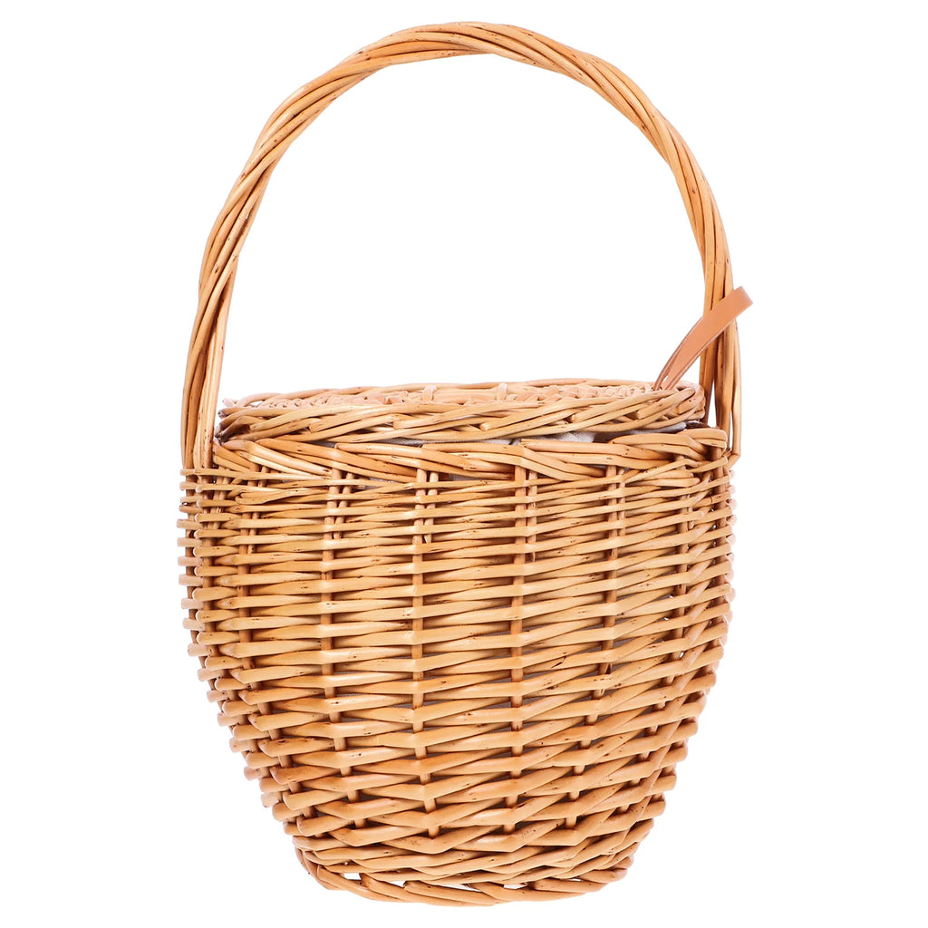 Handwoven Wicker Natural Rattan Storage Basket