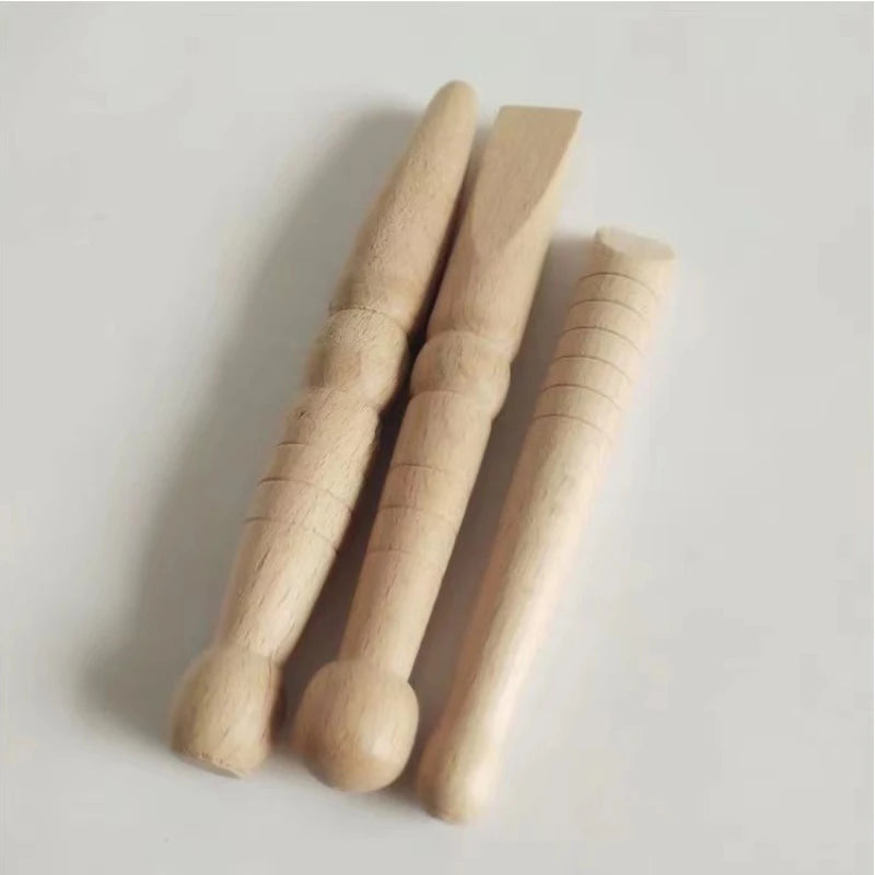 Wood Foot Sole Acupoint Stick Muscle Massage Stick