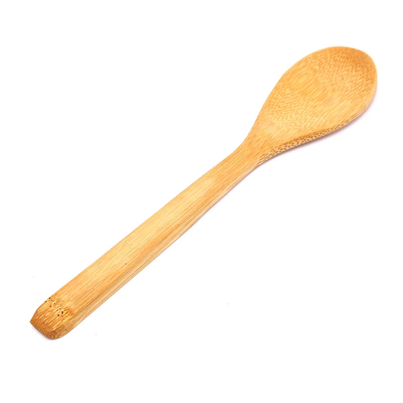 1Pc Wooden Spoon Ecofriendly Tableware Bamboo Scoop