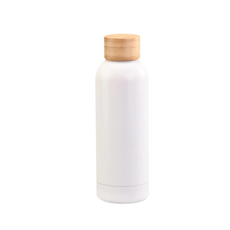 500ml Thermos Cup With Bamboo Lid