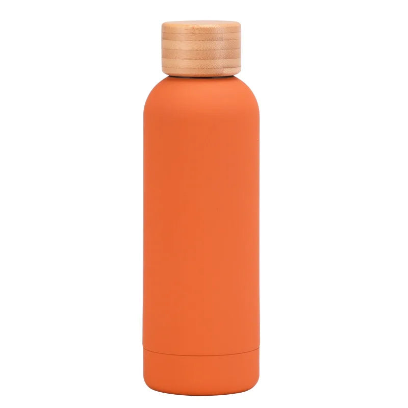 500ml Thermos Cup With Bamboo Lid