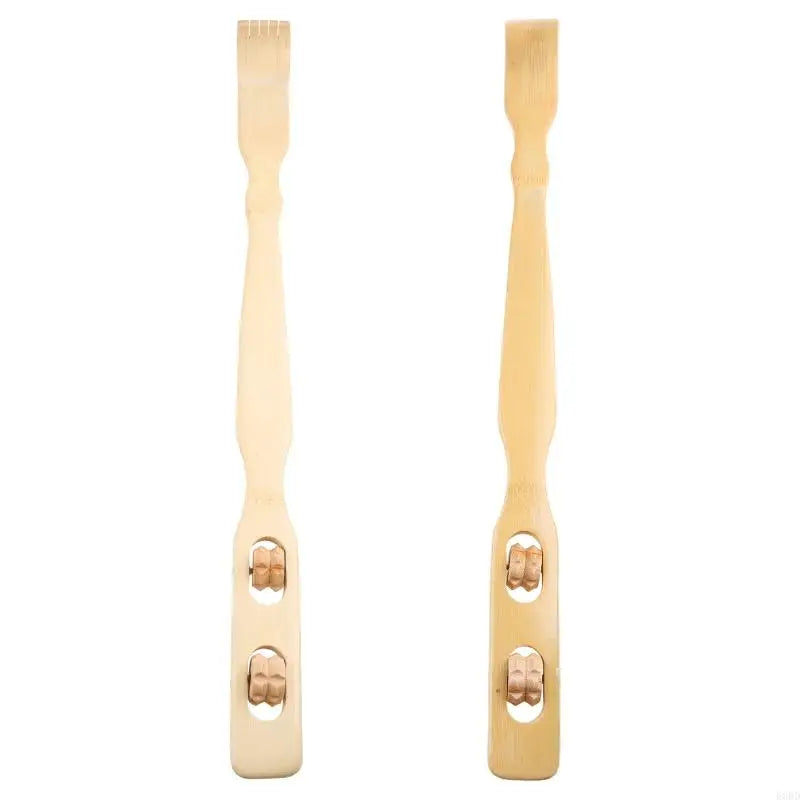 Wooden Body Roller Backscratcher Durable Bamboo Massager Back