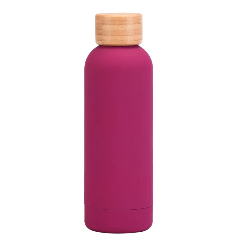 500ml Thermos Cup With Bamboo Lid