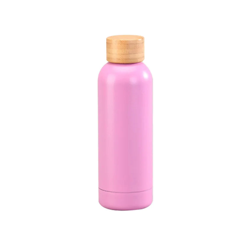 500ml Thermos Cup With Bamboo Lid