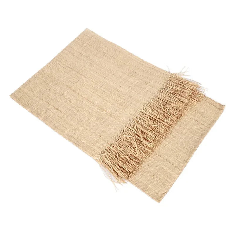 Natural Real Raffia Mat