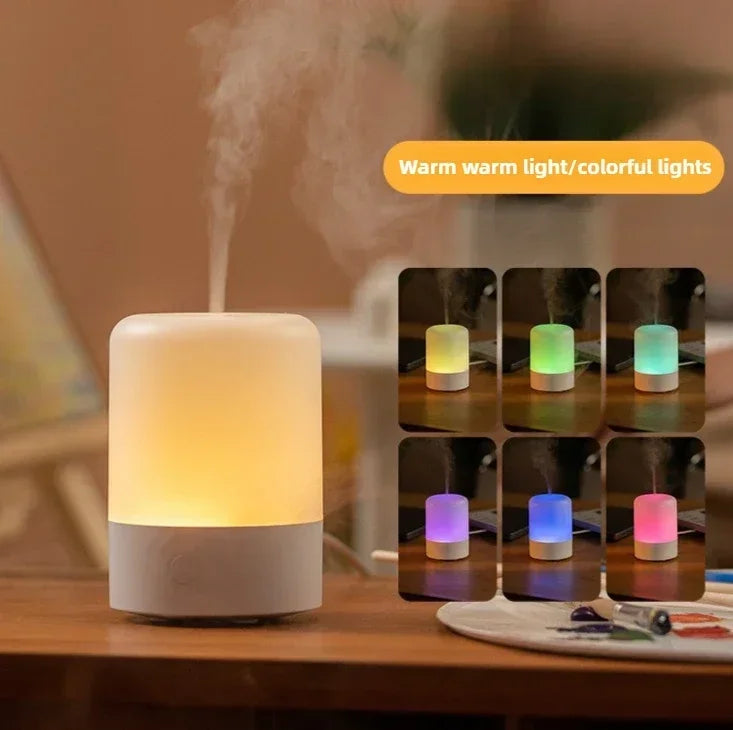 120ml USB Humidifier Purifier Mini Aroma Essential Oil Diffuser