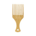 Natural Bamboo Wooden Hair Comb Anti-Static Afro Fork Combs