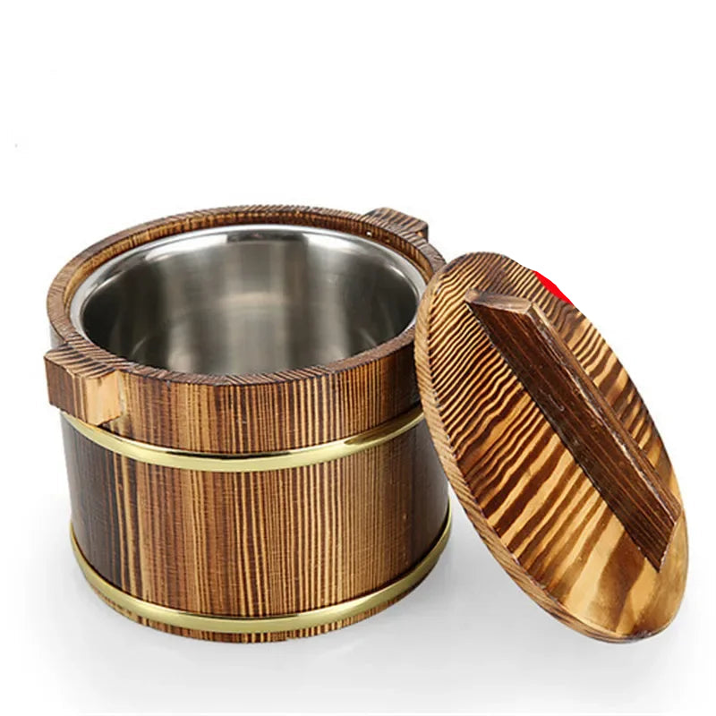 Wooden Kegs Wooden Eater Decorative Rice Bucket