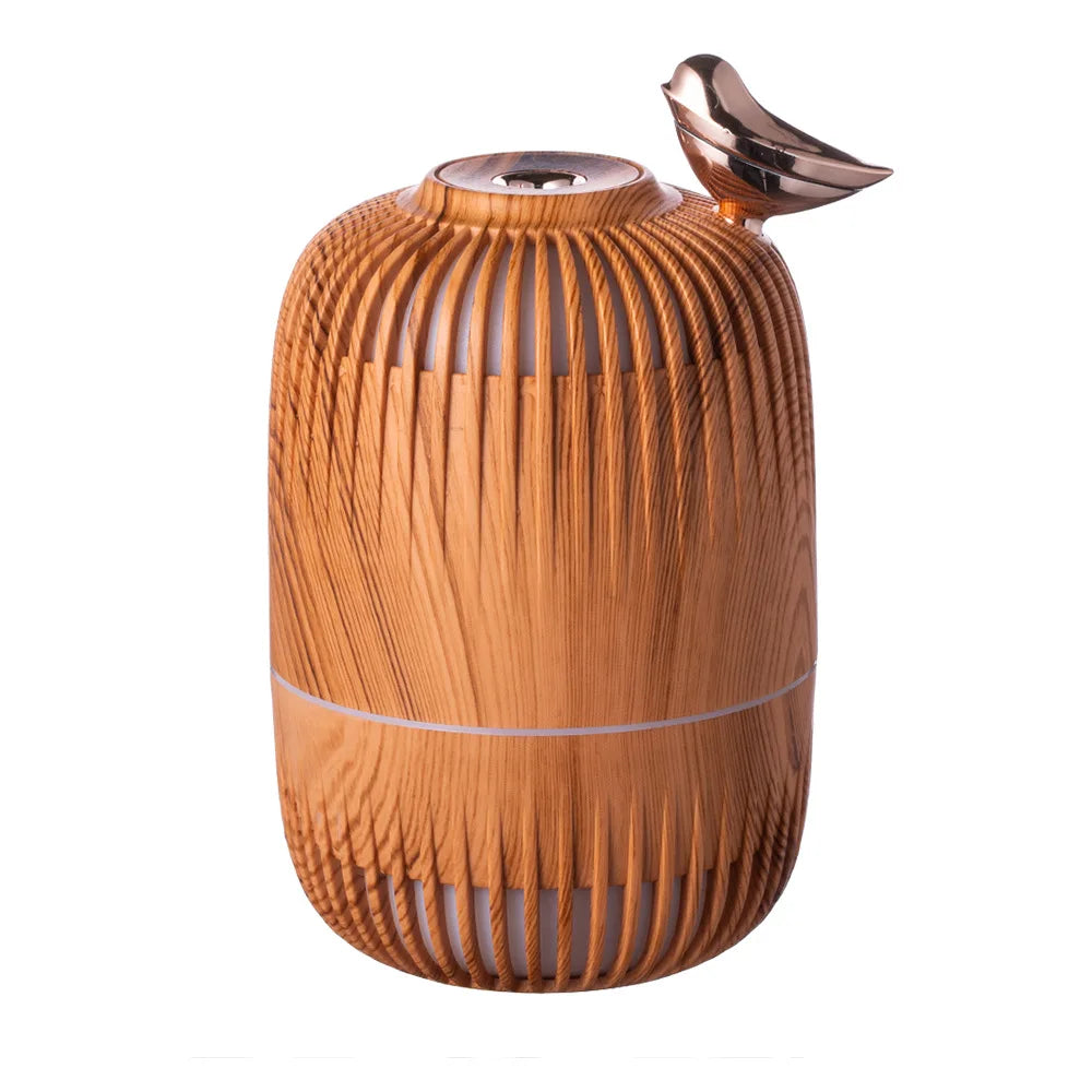 Wood Grain Mini Ultrasonic Humidifier