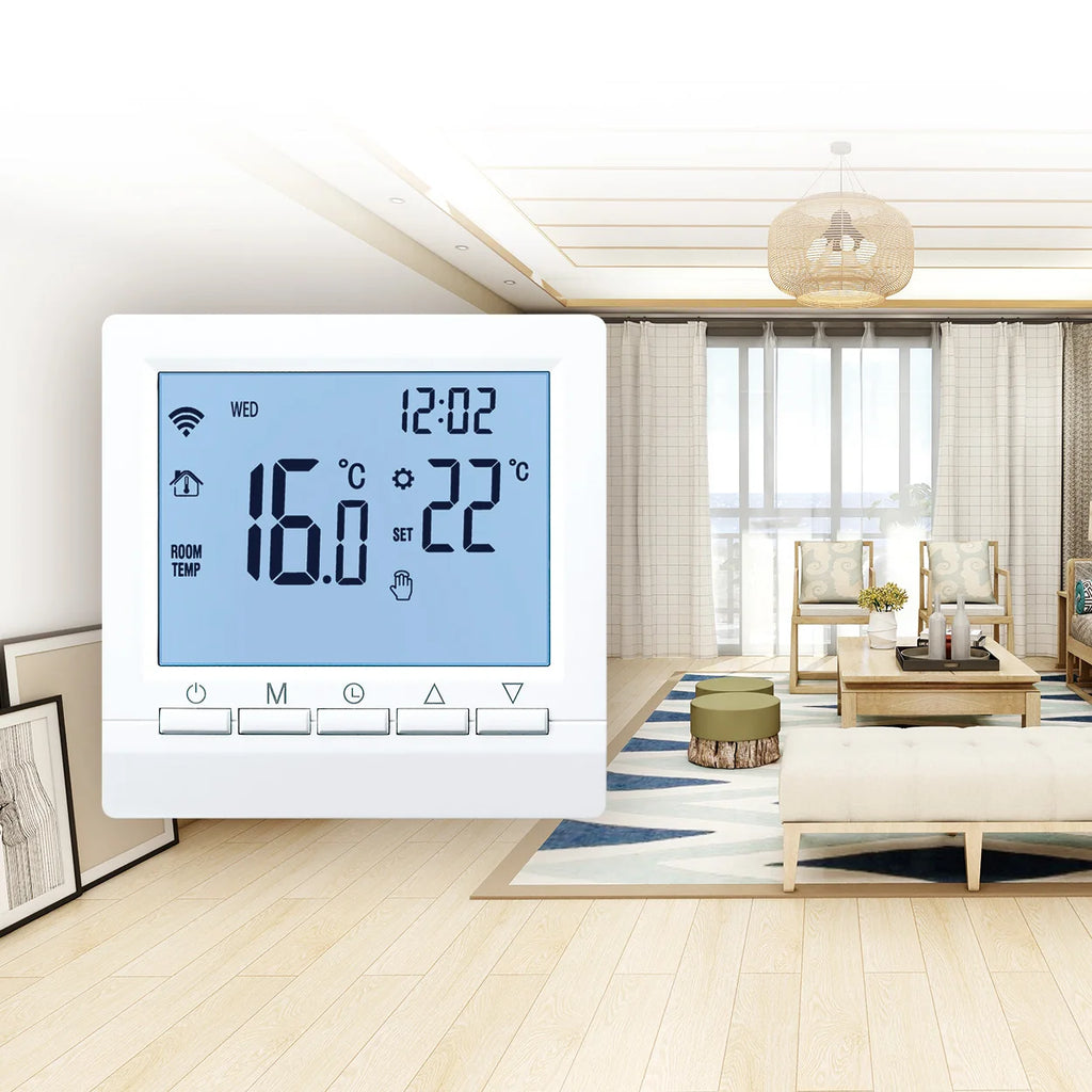 Digital Thermostat For Gas Boiler Room
