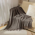 Fall Black Throw Blanket