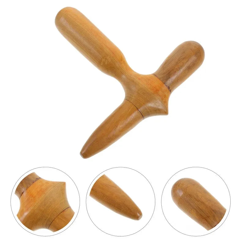 Wooden Foot Massage Stick