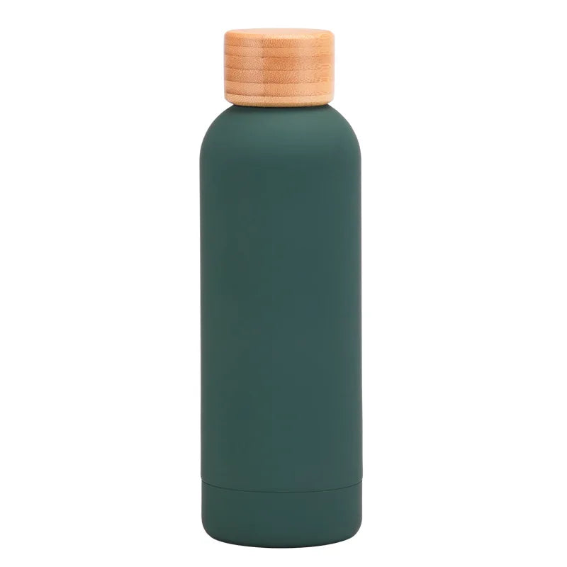 500ml Thermos Cup With Bamboo Lid