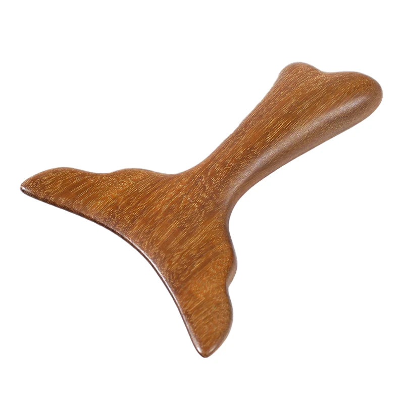 Sandalwood Meridian Acupuncture Massage Comb Guasha Board