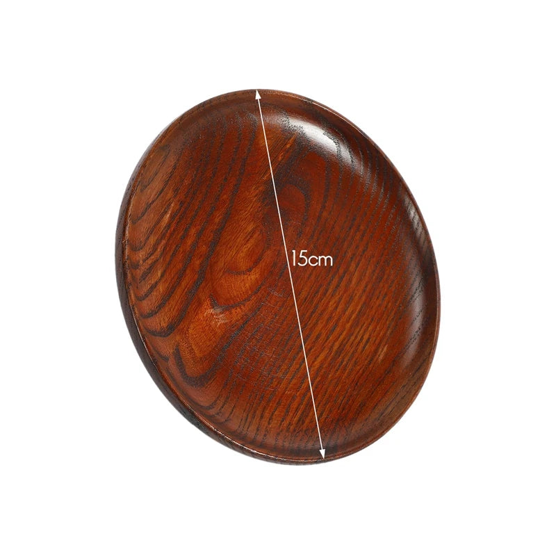 Promotion! Tableware Household Smooth Wooden Bread Dish Tray