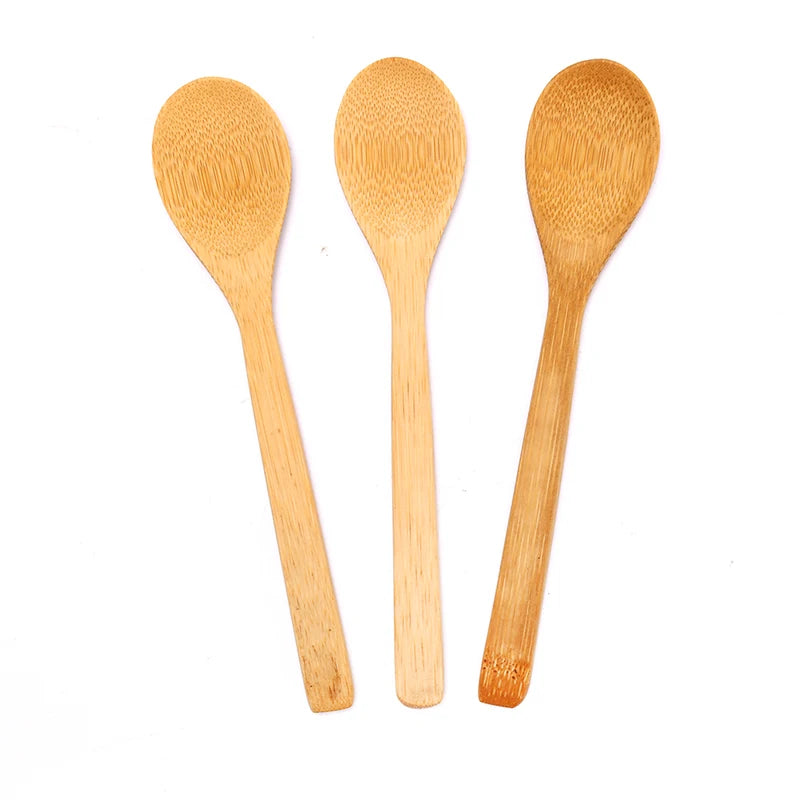 1Pc Wooden Spoon Ecofriendly Tableware Bamboo Scoop