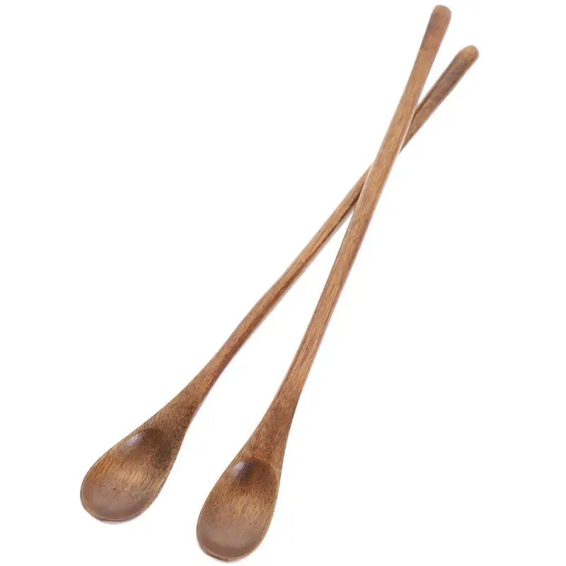 Long Wooden Spoon For Eating