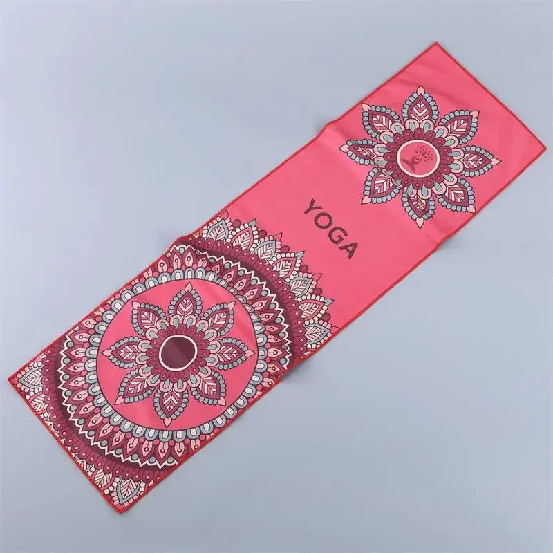 Cooling Sports Printed Towel 30*100cm Yoga Mat Cover