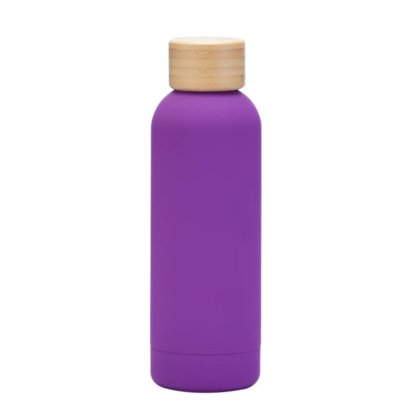 500ml Thermos Cup With Bamboo Lid