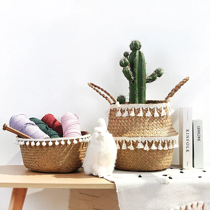 Handmade Bamboo Storage Baskets