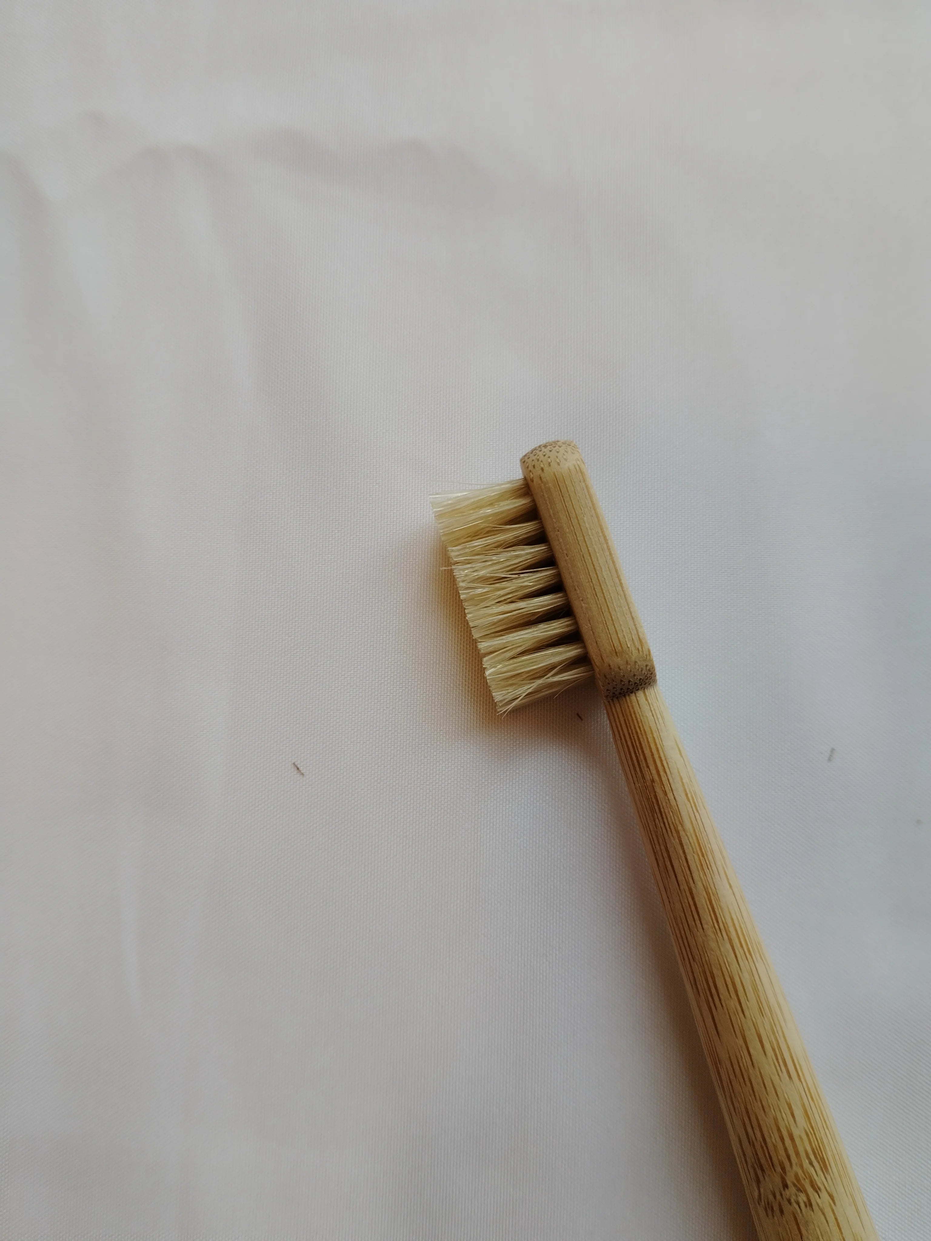 4-Pack Natural Bristle Bamboo Toothbrushes